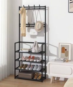 Household Shoe And Hat Rack Multi-function,SOQO