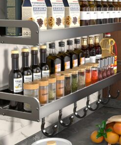 Punch-free Kitchen Spice Rack,SOQO